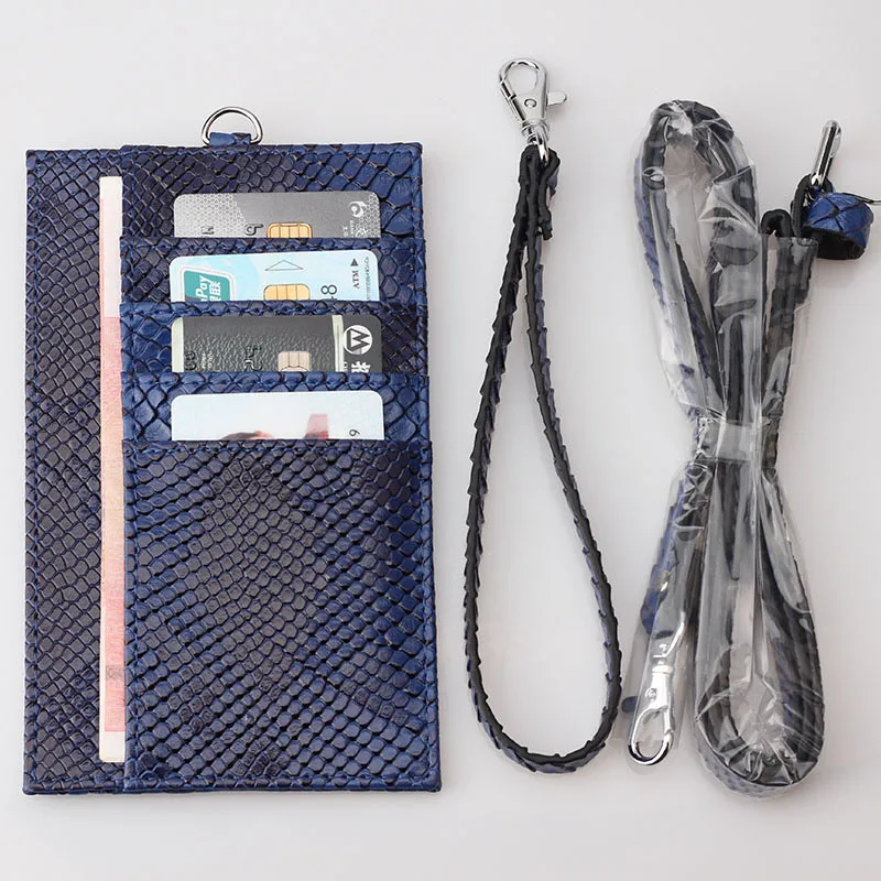 Держатель для карт из натуральной кожи, чехол, сумка для телефона для iPhone X XS Max XR 6 6S 7 8 Plus, роскошный крокодиловый ремешок, сумка для мобильных карт