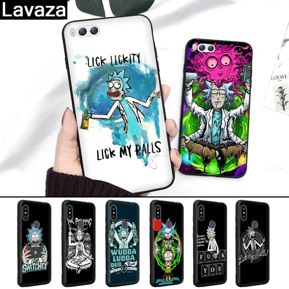 

Lavaza Rick And Morty DIY Printing Drawing Silicone Case for Xiaomi MI 6 8 9 SE Max 3 Lite F1 A1 A2 5X 6X MAX 3