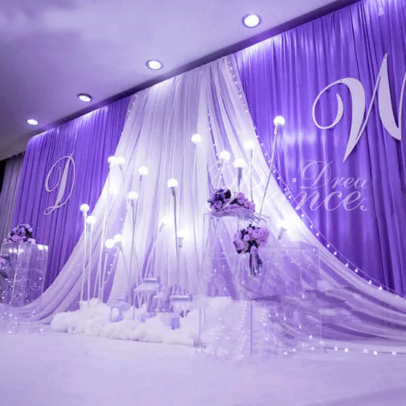 

Wedding decoration Background veils wedding design stage photo Beauty decoration area Major holiday party decoration accessories