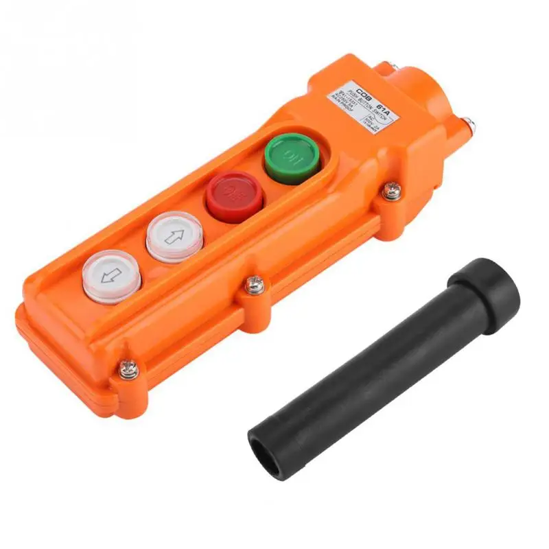 COB61A Crane 4 Way Chain Hoist Push Button Switch Rainproof Pendant