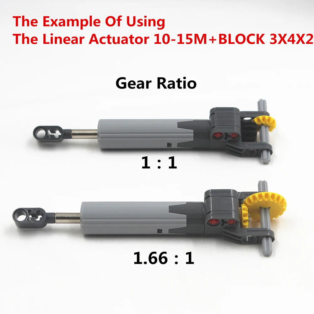Self-Locking Bricks MOC Building Blocks Technic 1 set Linear Actuator 10-15M+BLOCK 3X4X2 compatible with Lego 4528037 Self-Locking Bricks MOC Building Blocks Technic 1 set Linear Actuator 10-15M+BLOCK 3X4X2 compatible with Lego 4528037