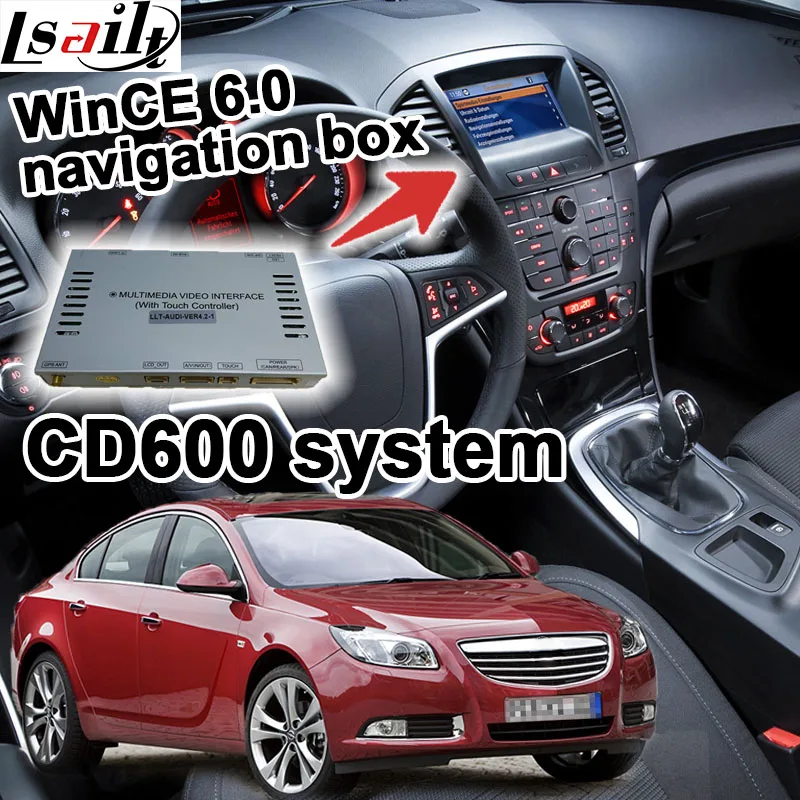 GPS navigation box for 2008 2014 Opel Insignia Astra Mokka CD600 video interface offline navi upgrade