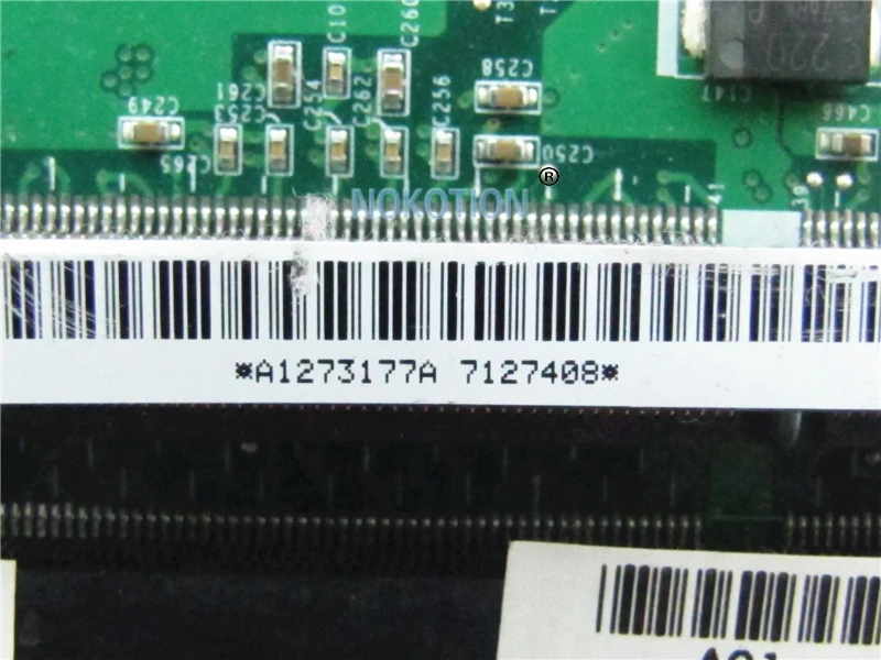 NOKOTION A1273177A DA0GD1MB8D1 MBX 177 REV D основная плата для ноутбука SONY VAIO VGN CR190 материнская GM965