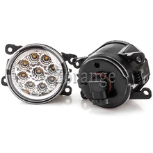 Buy For Dacia Duster Logan Sandero 2004-2015 Fog Lights LED bulbs Fog Lamp Assembly Super Bright Fog Light 2pcs 1pair left & right Free Shipping
