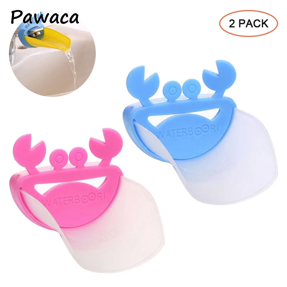 

2 Pack Tap Water Guide Children Cartoon Crab Guide Hand Washing Device Water Tap Extension Baby Washing Device