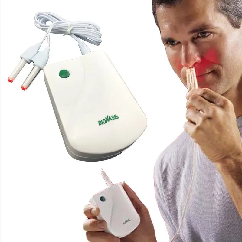 

BioNase Nose Rhinitis Epilator Health care Sinusitis Therapy Massage,Low Frequency Pulse And Laser therapy instrument