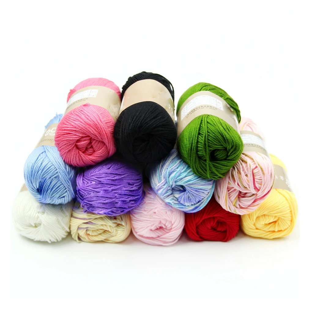 

50g/1pc Child Cashmere Silk Protein Wool Hand Knitting Yarn