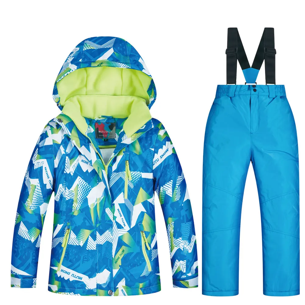 High Quality New Ski Suit For Boys Winter Windproof Waterproof Super Warm Snow Skiing And Snowboarding Jacket Pants Brands | Спорт и