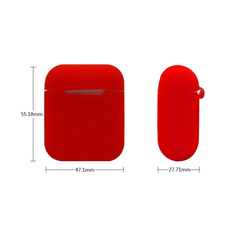 

New Durable Silicone Case for Iphone Airpods Case Cover Lossless Cordless Phone Original Accessories Headphones Protective Case