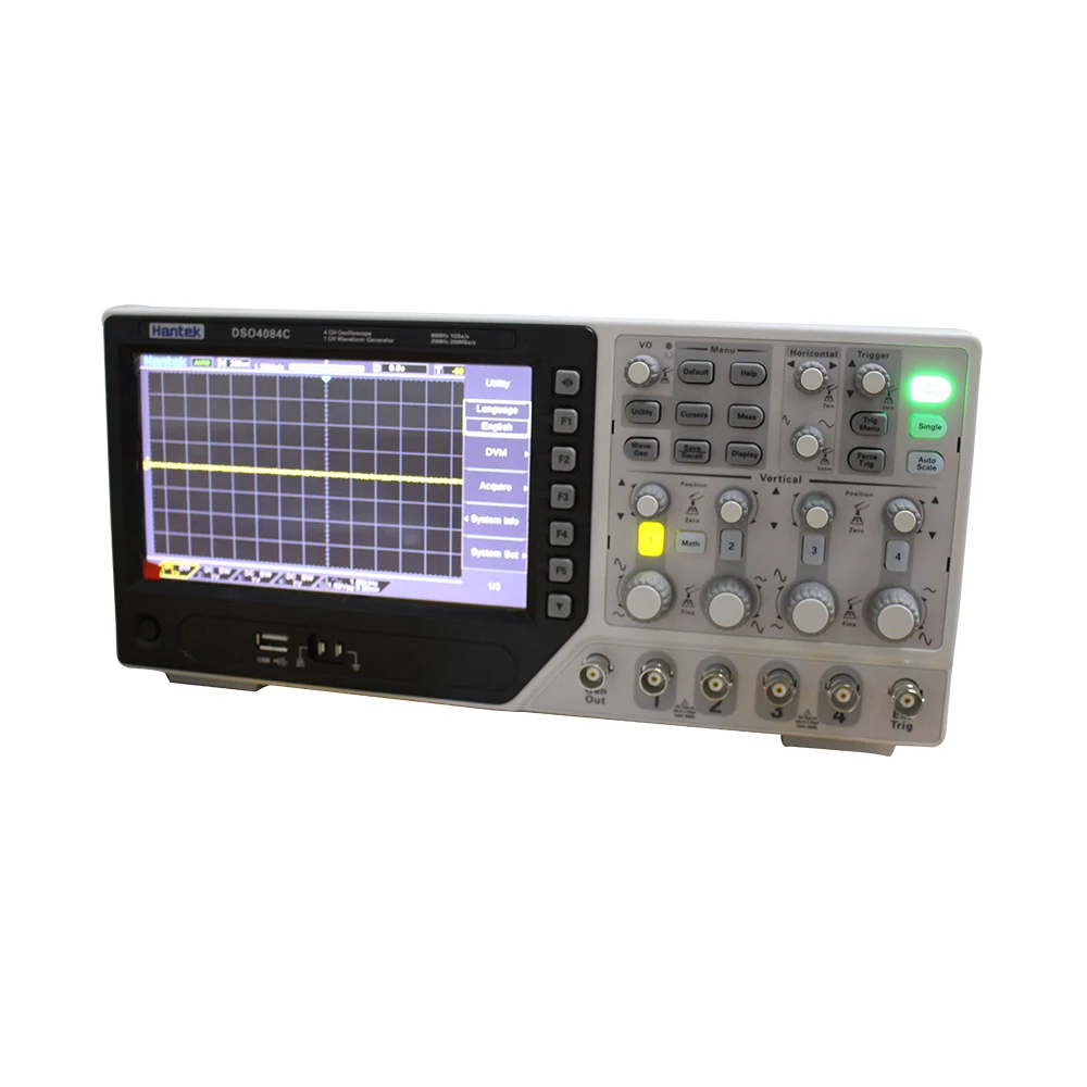 

Hantek DSO4084C Digital Oscilloscope 80MHz 4 Channels USB PC LCD Osciloscopio Portatil +1 Channels Arbitary/function Generator