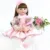 Alta qualidade 60 cm/24 cm Silicone Realista Boneca Reborn Baby Dolls Para Crianças Princesa Presente de Aniversário de Moda Bebes bonecas Reborn