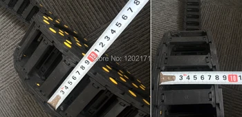 

30mmx70mm plastic bridge type plastic carrier chain for cable with cnc machine