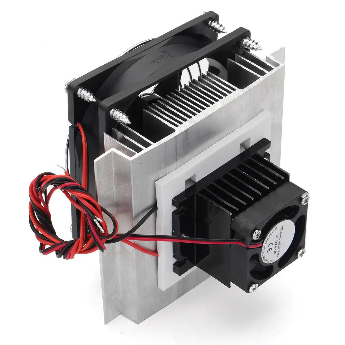 

1PC 6A Practical Thermoelectric Semiconductor Cooler Refrigeration Cooling System Heatsink Kit Fan 12V for Air Cooling