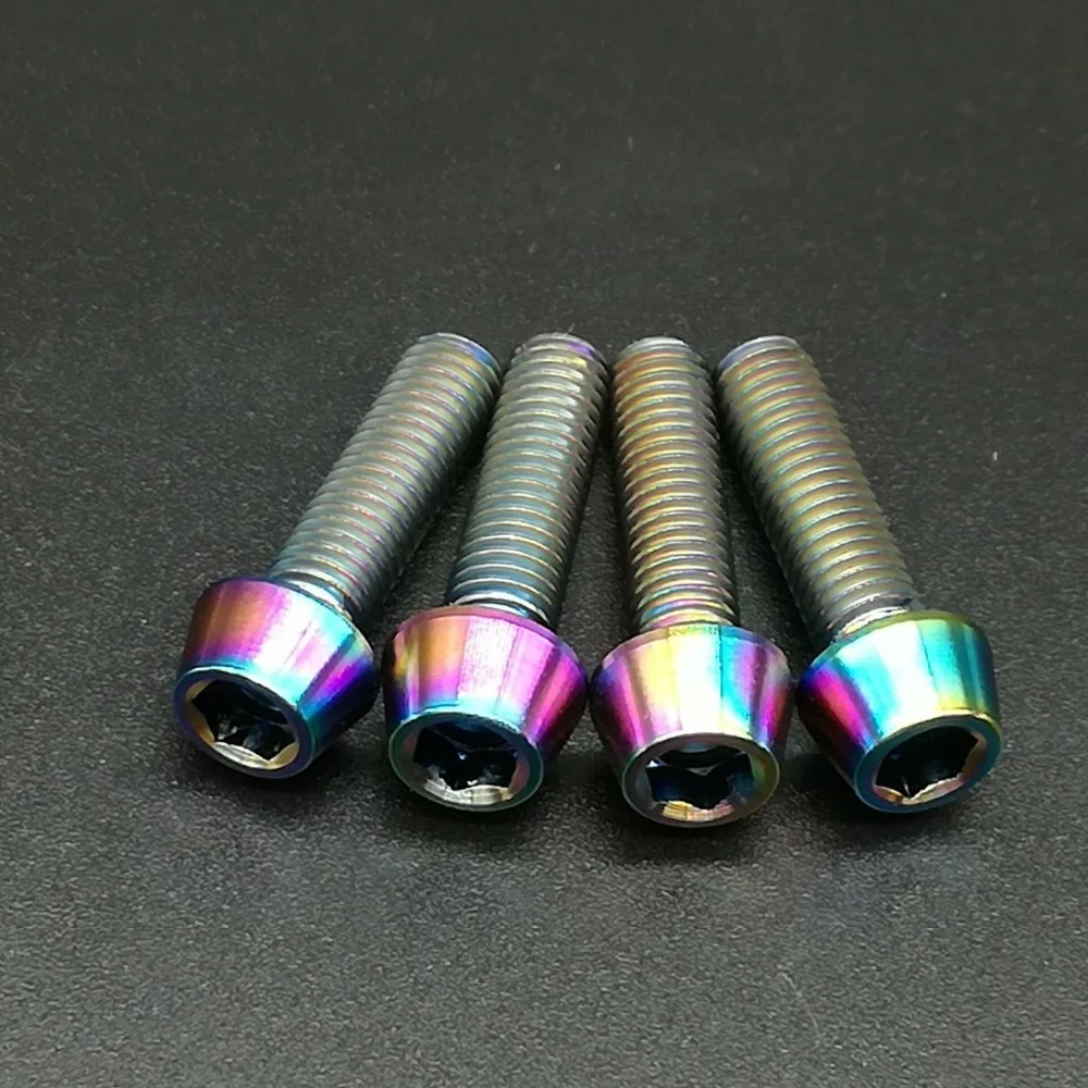 4 шт. титановые конические головки для болтов 5 х18 мм|ti bolt|bolt titapered bolts |