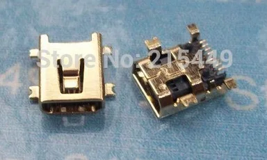 100 шт. мини 8Pin USB гнездовой разъем используется для многих мобильных телефонов SMT