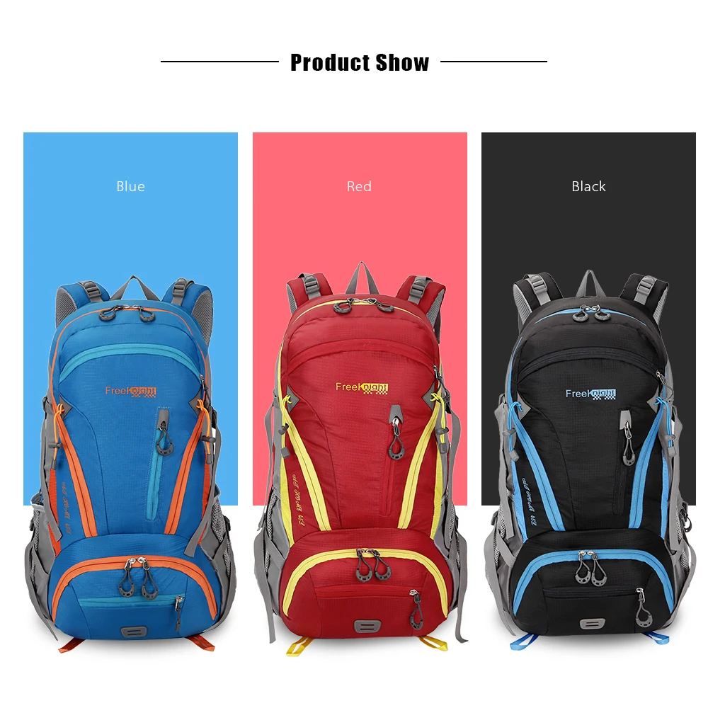 FREEKNIGHT 0212 45L Water Resistant Climbing Hiking Molle Backpack  