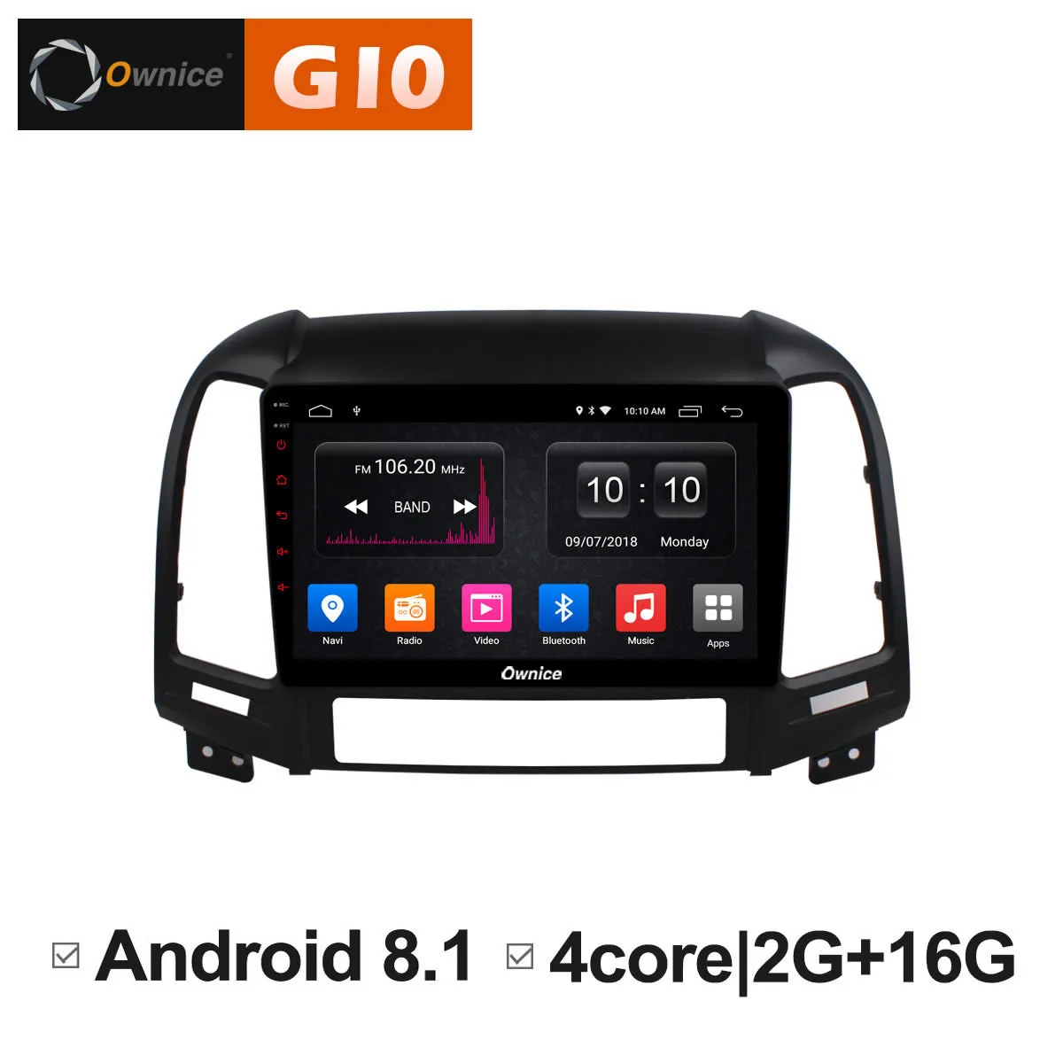 Android 8.1 Smart Car Computer System Multimedia DVD Radio Player for Hyundai Santa Fe 2007 2008 2009 2010 Radio Navigation gps Android 8.1 Smart Car Computer System Multimedia DVD Radio Player for Hyundai Santa Fe 2007 2008 2009 2010 Radio Navigation gps