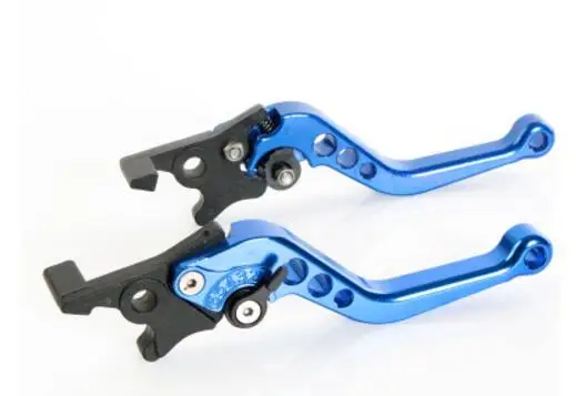 leve freno universali in lega di alluminio di ricambio per moto//scooter//bici elettrica 1 paio di leva del freno a doppio disco per moto Blu