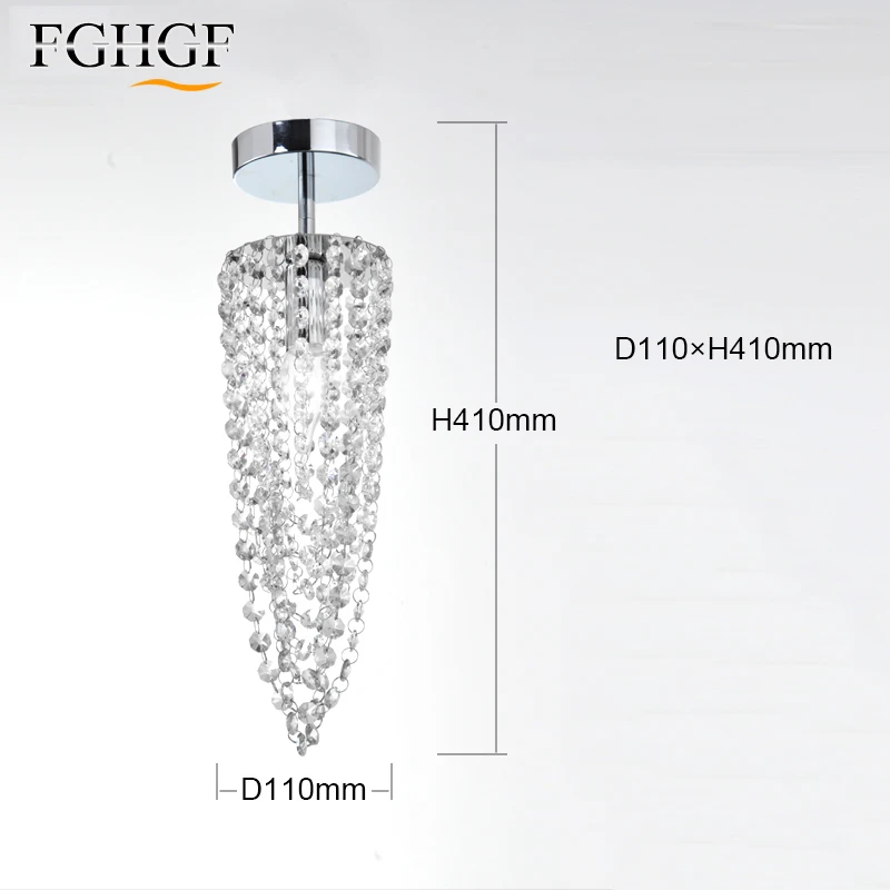 Small Crystal Chandeliers Aisle Hallway Mini Crystal Light Lamp for Ceiling Corridor Cristal Lustres Light Chandeliers Free Shipping (1)