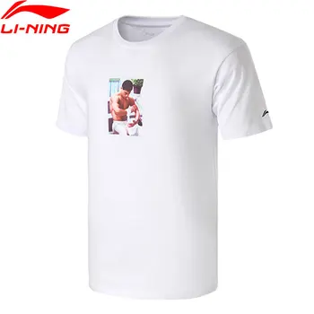

Li-Ning Men T-Shirt NYFW Mr. Li OG PRINT TEE Regular Fit 100% Cotton LiNing li ning Sport T-shirts Tee AHSN737/AHSN695 MTS2759
