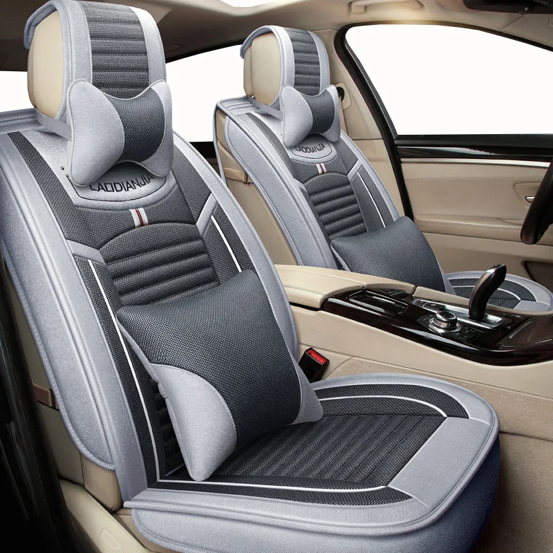 Automobiles New Flax Universal car seat cover for kia ceed kia rio 3