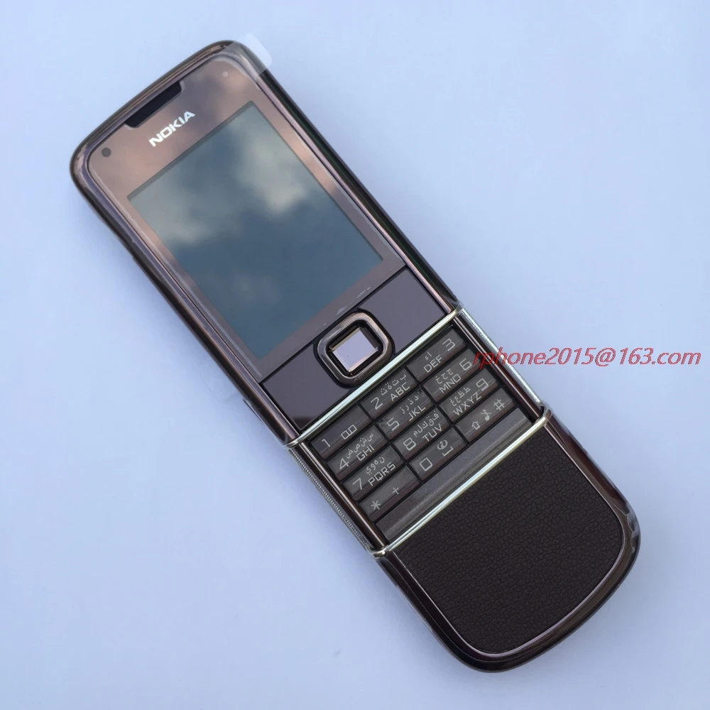 Отремонтированный мобильный телефон NOKIA 8800 Sapphire Arte 1GB rom 8800SA GSM разблокированный и русская клавиатура