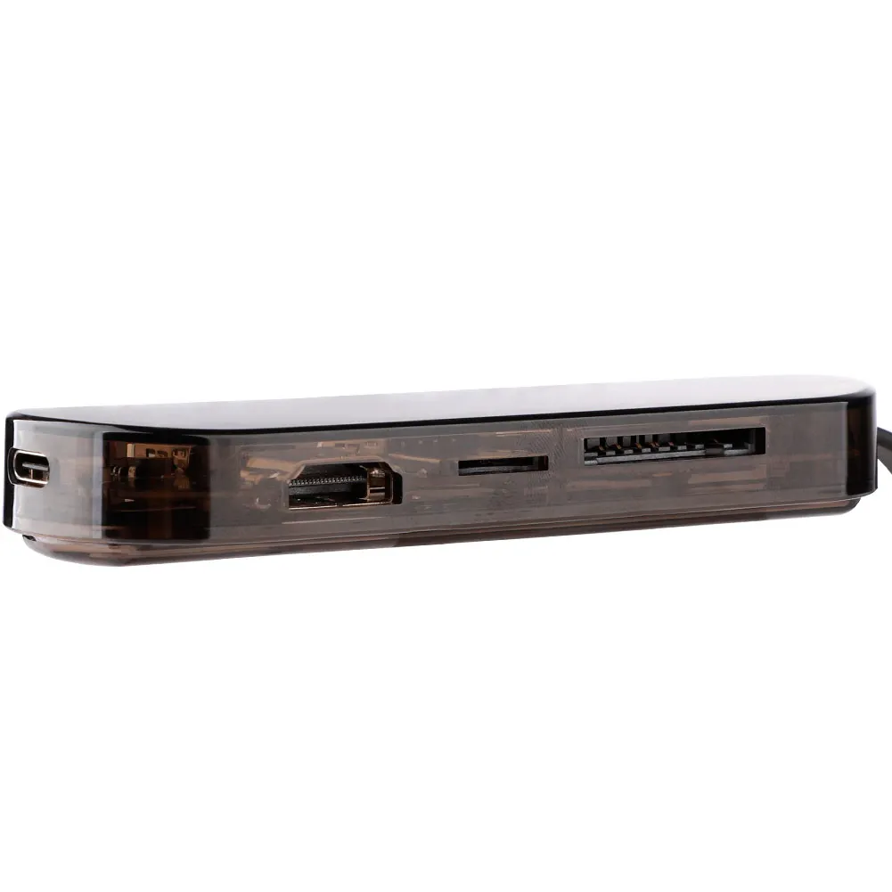 7 в 1 type-C USB-C к HDMI 4K зарядка PD хаб-конвертер адаптер док-станция горячий