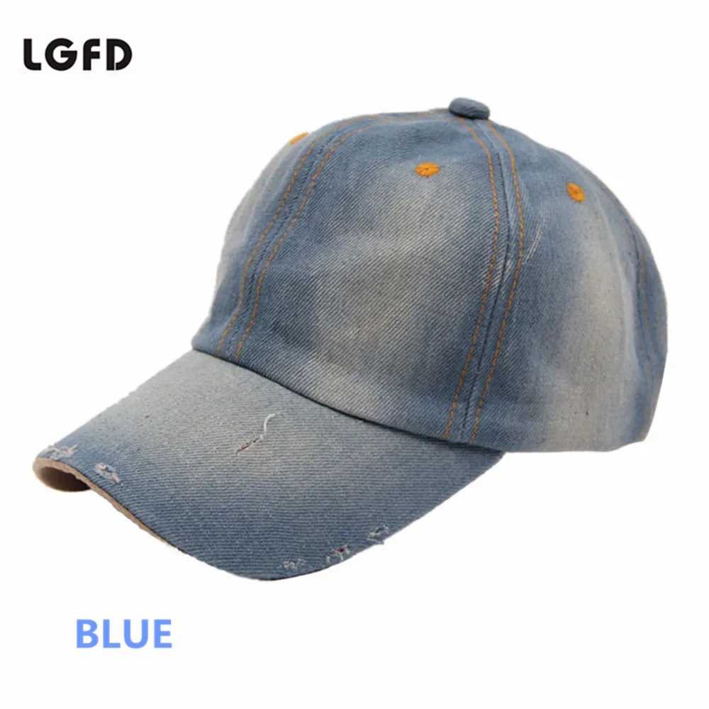 2015LGFA43 women COTTON washed denim caps ladies baseball cap sun