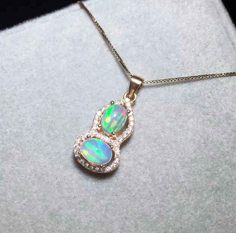 

100% NATURAL ETHIOPIAN WELO FIRE OPAL CABOCHON PENDANT