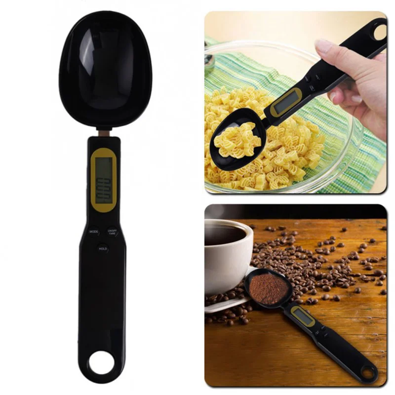 

Digital LCD Display Measuring Spoon Precision Electronic Scale Plastic Scoop Salt Seasoning Weight Sensor Spoon Kitchen Gadget