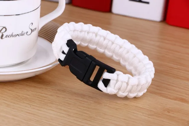 Męska nowa survivalowa bransoletka z linki spadochronowej dla mężczyzn Outdoor Camping piesze wycieczki klamra nadgarstek kobiety liny bransoletka biżuteria męska tanie i dobre opinie Chain link bransoletki Unisex Brak CN (pochodzenie) moda TRENDY ribbon Łańcuszek typu kord Bracelets Zgodna ze wszystkimi Męska nowa survivalowa bransoletka z linki spadochronowej dla mężczyzn Outdoor Camping piesze wycieczki klamra nadgarstek kobiety liny bransoletka biżuteria męska tanie i dobre opinie Chain link bransoletki Unisex Brak CN (pochodzenie) moda TRENDY ribbon Łańcuszek typu kord Bracelets Zgodna ze wszystkimi