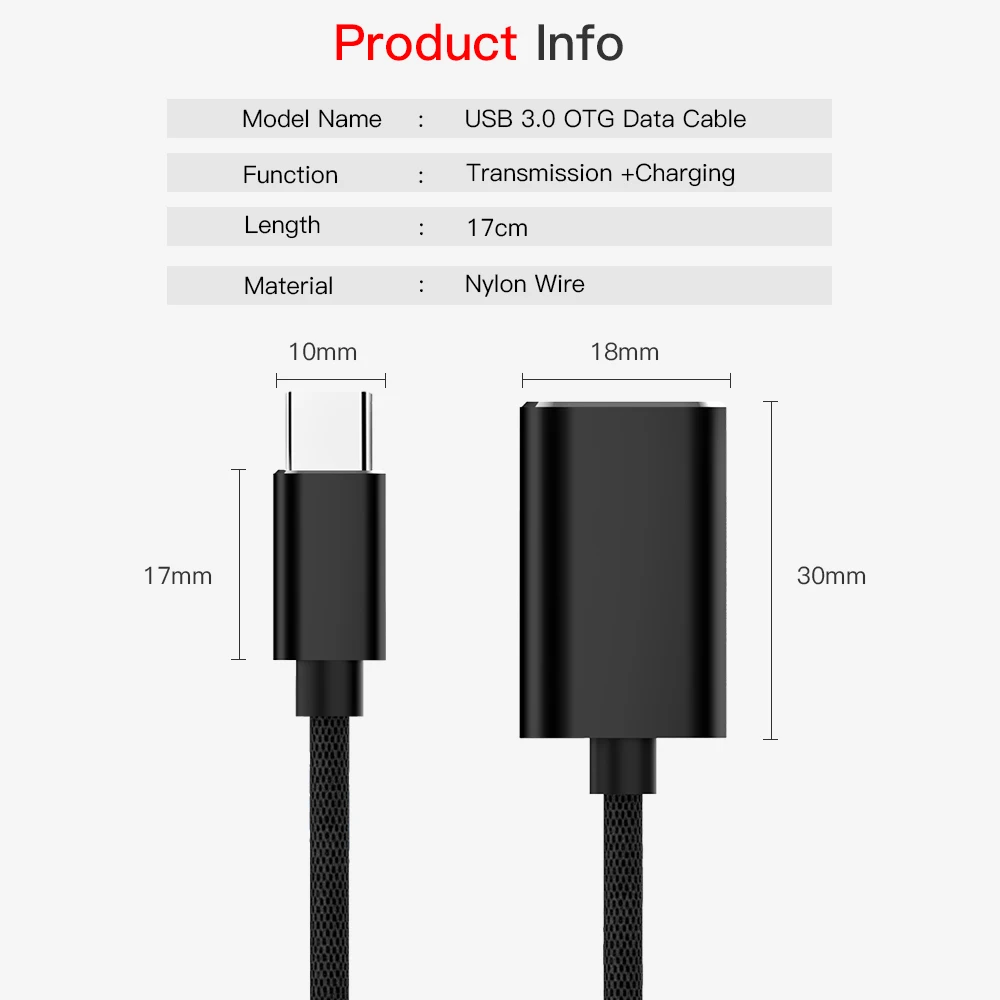 USB C адаптер OTG кабель type C к USB OTG type-C адаптер для samsung One Plus MacBook USBC OTG type-C к USB кабель конвертер