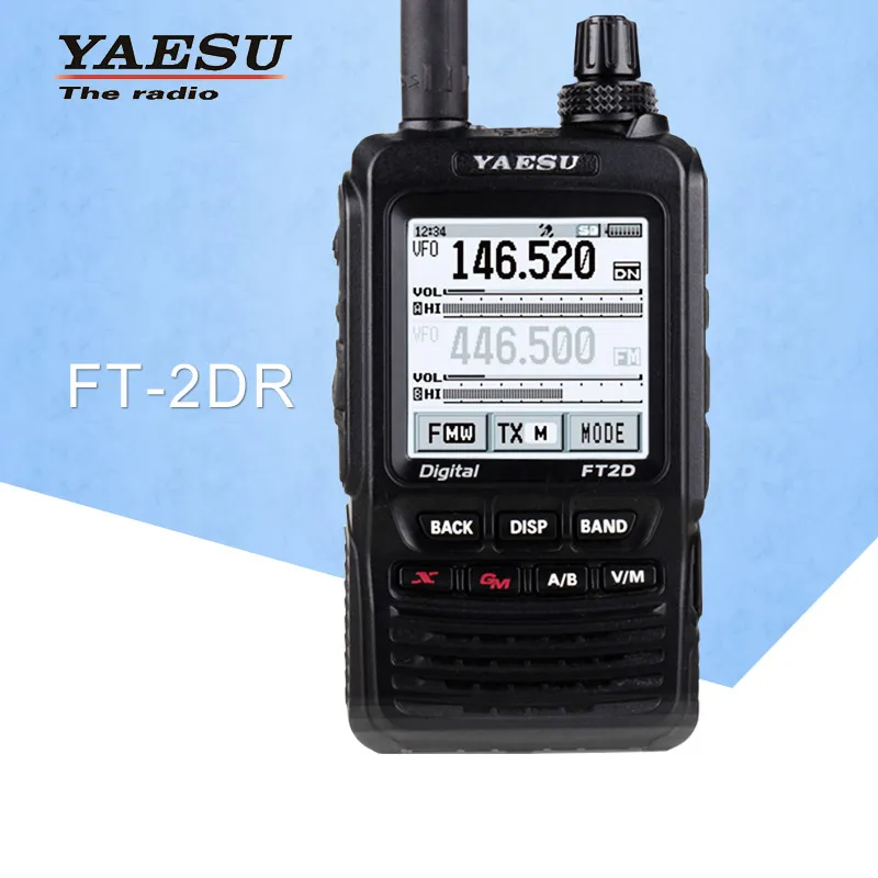 Общие рации для FT2DR Dual-Band 140-174/420-470 МГц FM Ham двухстороннее радио трансивер Yaesu FT2DR рация