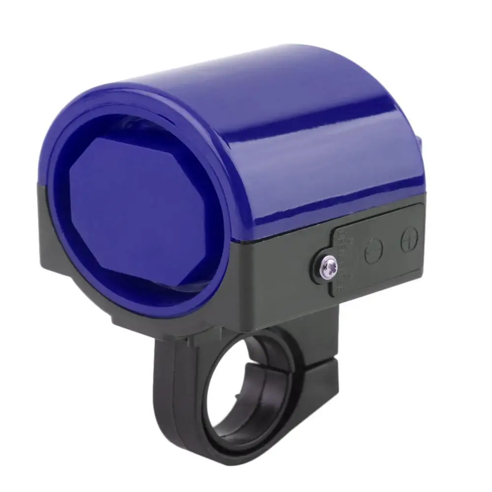 blue MTB Road Bicycle Bike MTB Electronic Bell Loud Horn Cycling Hooter Siren Holder drop shipping Best Seller - Цвет: blue