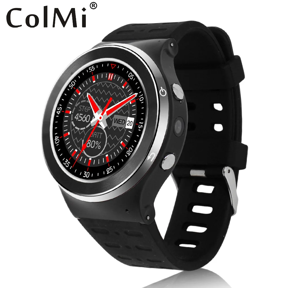 

ColMi VS104 Smart Watch Android 5.1 MTK6580M GPS WIFI 512MB RAM 4G ROM Support Sim Card 3G network Smartwatch