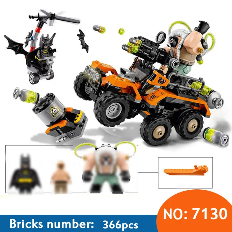 

366pcs Toxic trucks attack Building Blocks Kids DIY Bricks Educational children's toys Christmas Gift