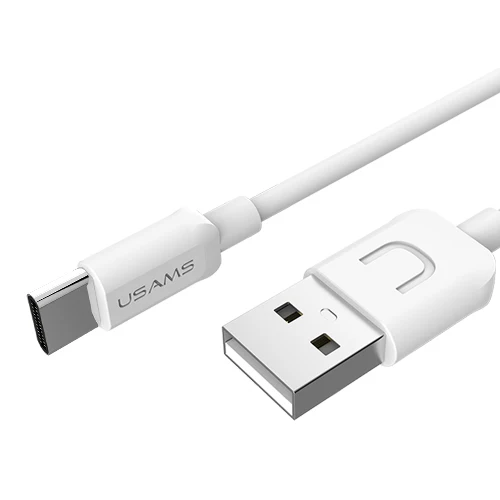5 шт./лот USAMS Тип USB c Тип кабеля-C кабель для Samsung gaxaly S8 плюс Huawei Xiaomi mi6 MI5 OnePlus 5 USB-C Зарядное устройство кабель - Цвет: White
