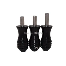 10 шт./лот Профессиональные алюминиевые, черного цвета насадки для тату, набор для татуировки ручка аксессуар для татуировки