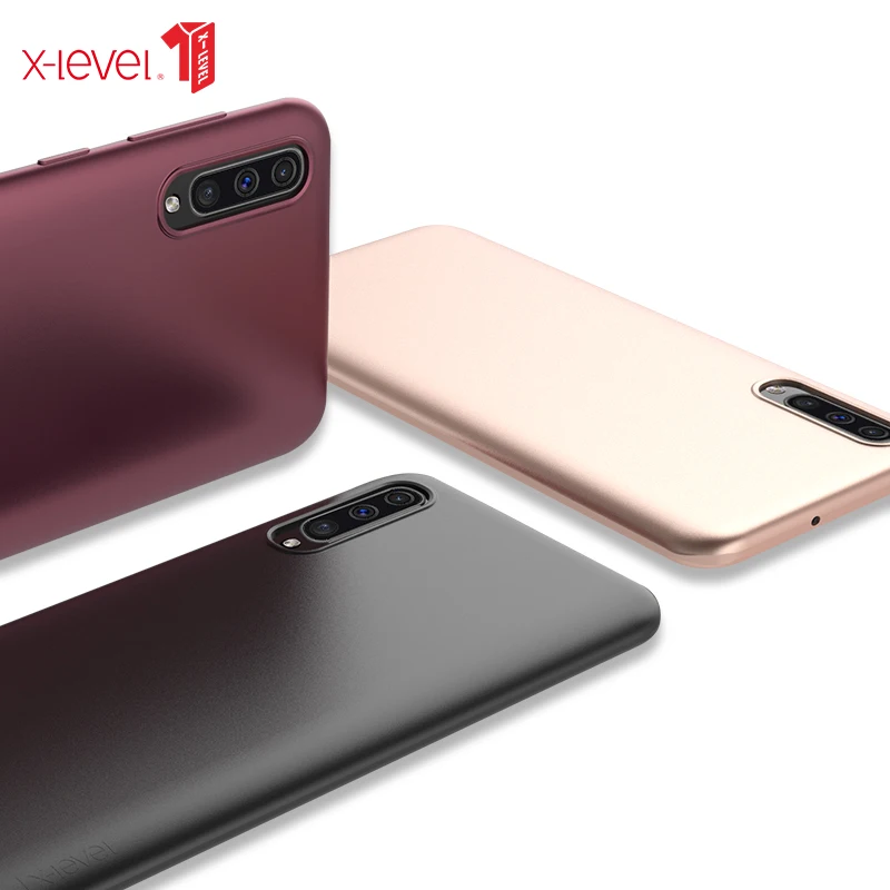 

X-Level Soft Matte TPU Case For Samsung Galaxy A70 A50 A40 A40S A30 A20 A10 thin Frosted Silicone Scrub Back Cover Guardian