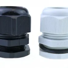 10 шт. PG29 черный или белый Пластик разъем Водонепроницаемые кабельные сальники Ip68