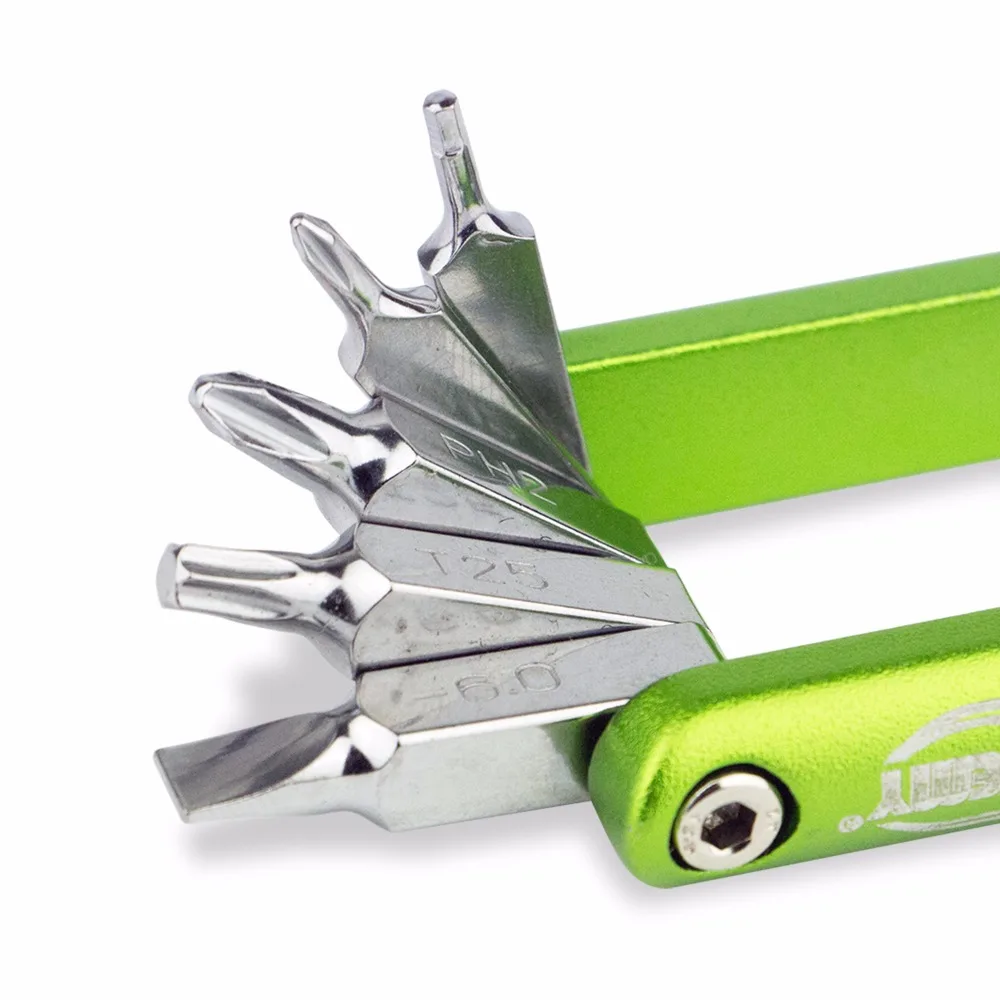 JAKEMY 11 in 1 Bike Wrench Bicycle Multi Repair Tool Set Kit Hex Spoke Cycle Screwdriver Wrench Mountain Bikes Cycling Tools