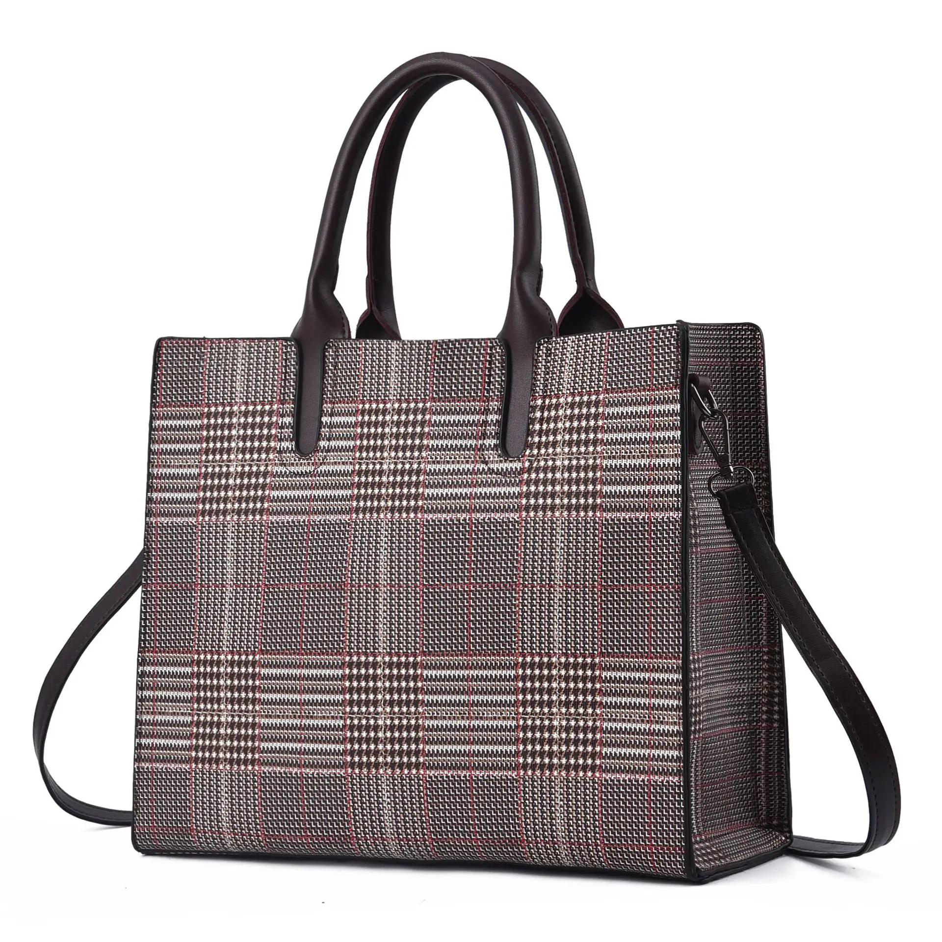 امرأة حقيبة جديدة الأزياء حقيبة يد فاخرة الإناث أعلى-حقائب بيد مع منقوشة السيدات عالية قدرة حمل حقائب النساء حقيبة ساعي