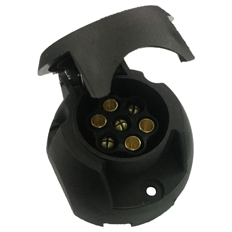 12N 7 Pin Plug Replacement Plastic Trailer Caravan Truck Towing Electrics Plug 12V 7 Pin Trailer
