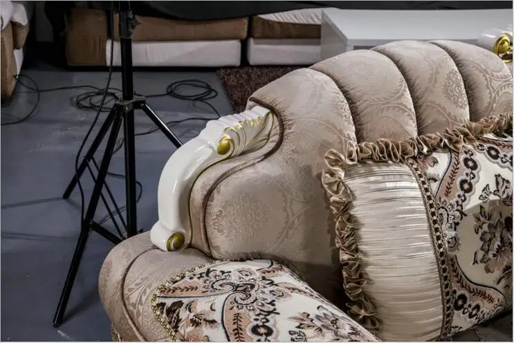 living room furniture modern fabric sofa European sectional sofa set a1274