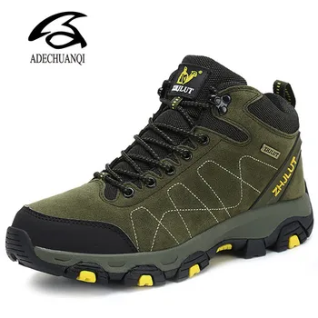 

New Men Boots Winter With Plush Warm Snow Boots Casual Men Winter Boots Work Shoes Men Footwear Fashion Ankle Boots