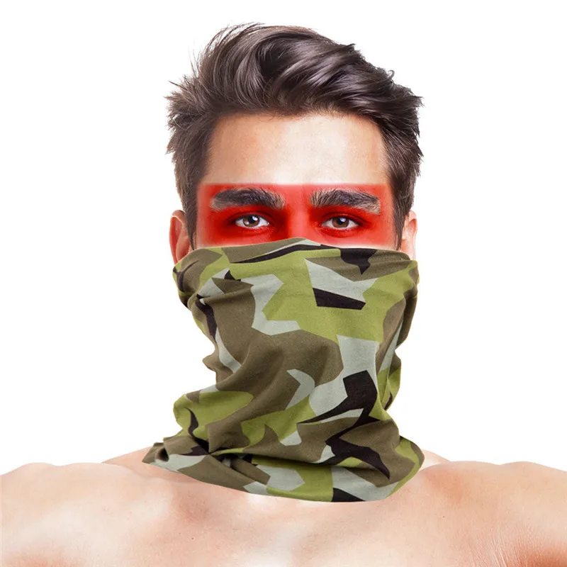 

High-Jump Tactical Pirate Hats Ear Muffs Elastic Polyester Quick Dry UV Reduction Headwear Scarf Multi Wear Bandanas Accessories