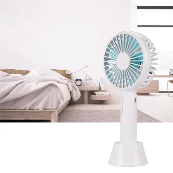 

USB Rechargeable Portable Fan HandFan Foldable Handheld Mini Fan Cooler 3 Speed Adjustable Cooling Fan Outdoor Travel Air Cool