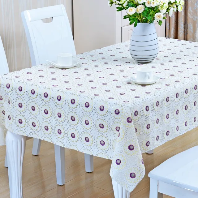 Buy 137*180CM PVC Tablecloth Waterproof Rectangle