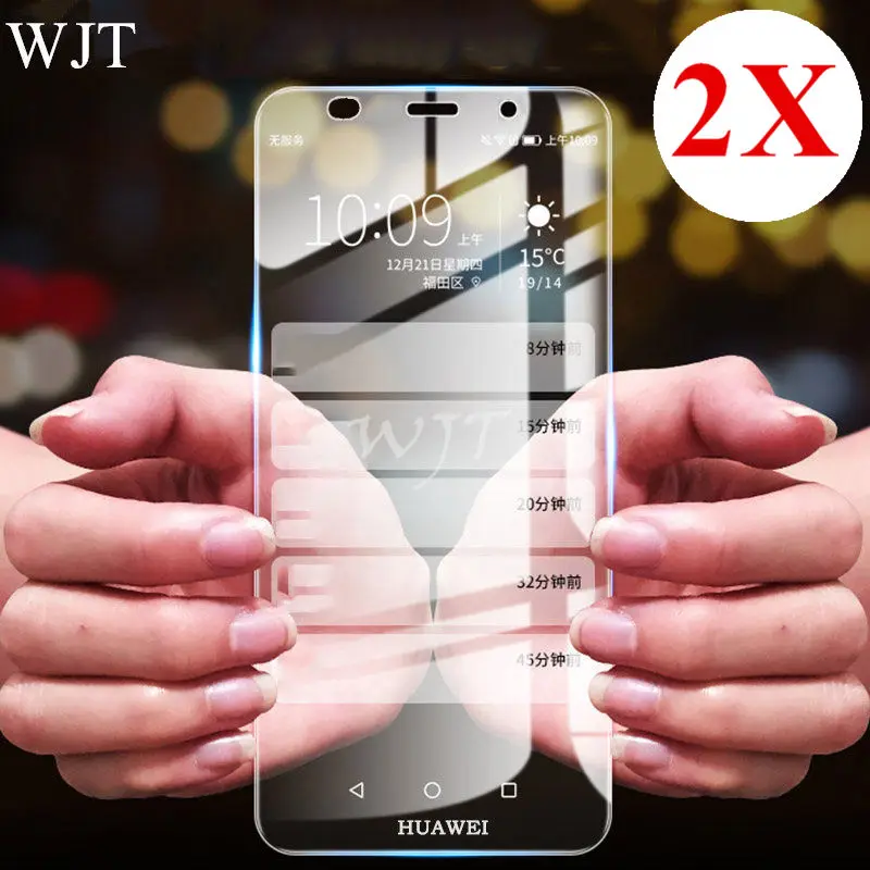 2 шт. 9H закаленное стекло для Huawei Y3 Y5 2017 Y6 ii компактные фотообои/L03/L23 4C Y635 Pro 2018