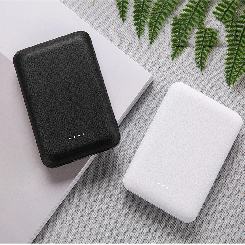 10000 мАч Мини портативная зарядка Power Bank Быстрая Зарядка Маленький И Изысканный